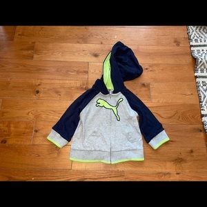 6/9 month boy puma hoodie